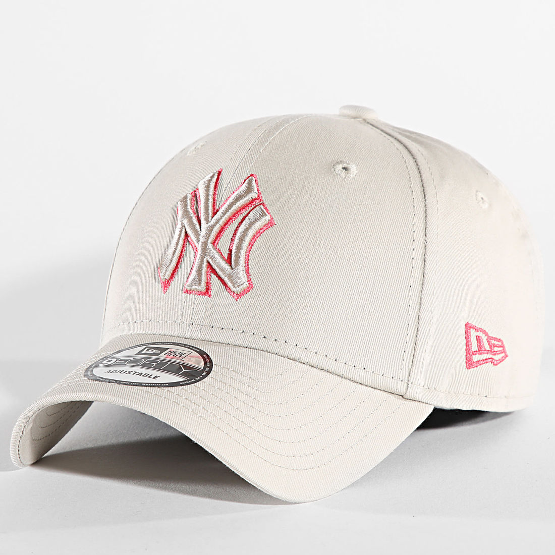 Casquette 9 Forty New York Yankees 60435240 Beige Rose