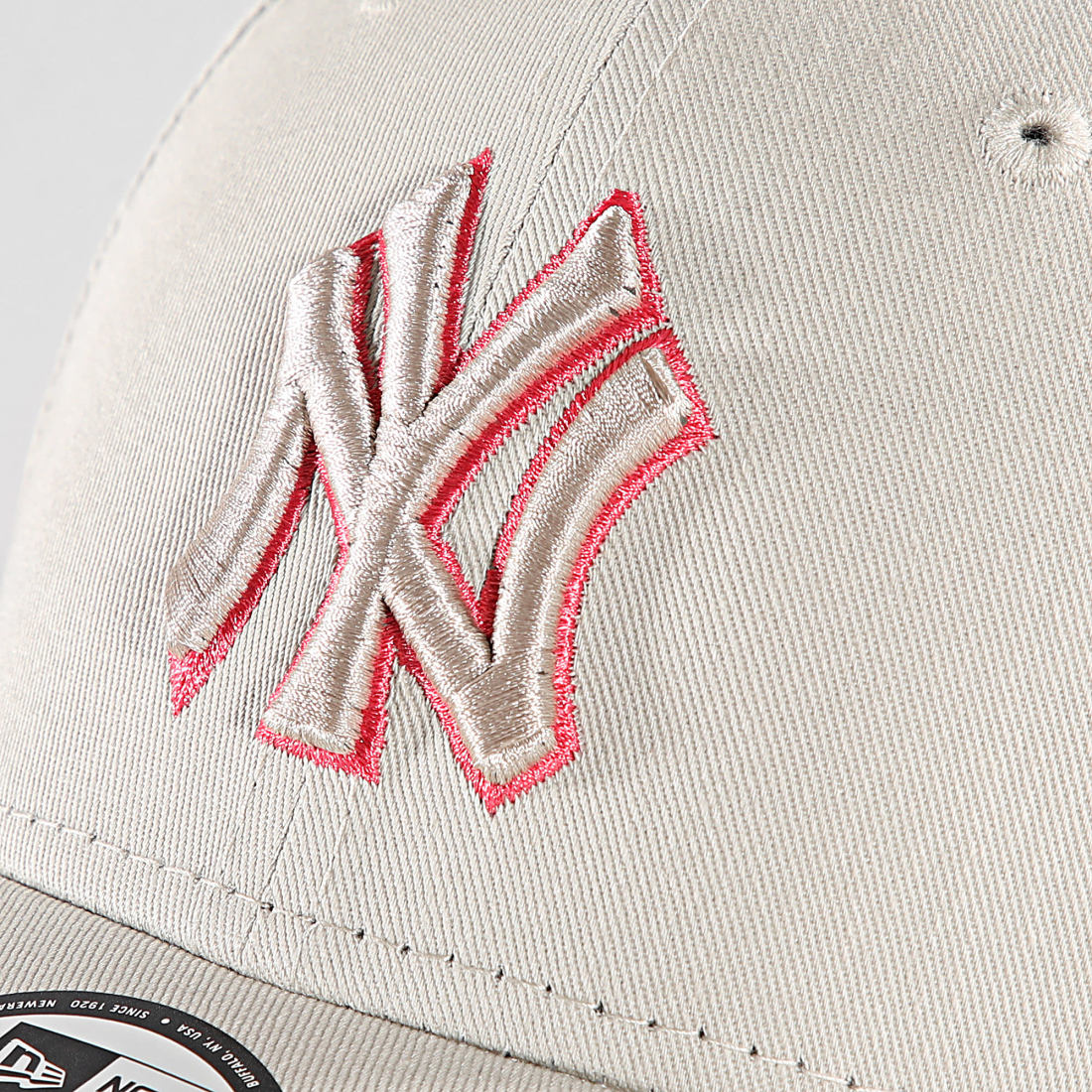 Casquette 9 Forty New York Yankees 60435240 Beige Rose